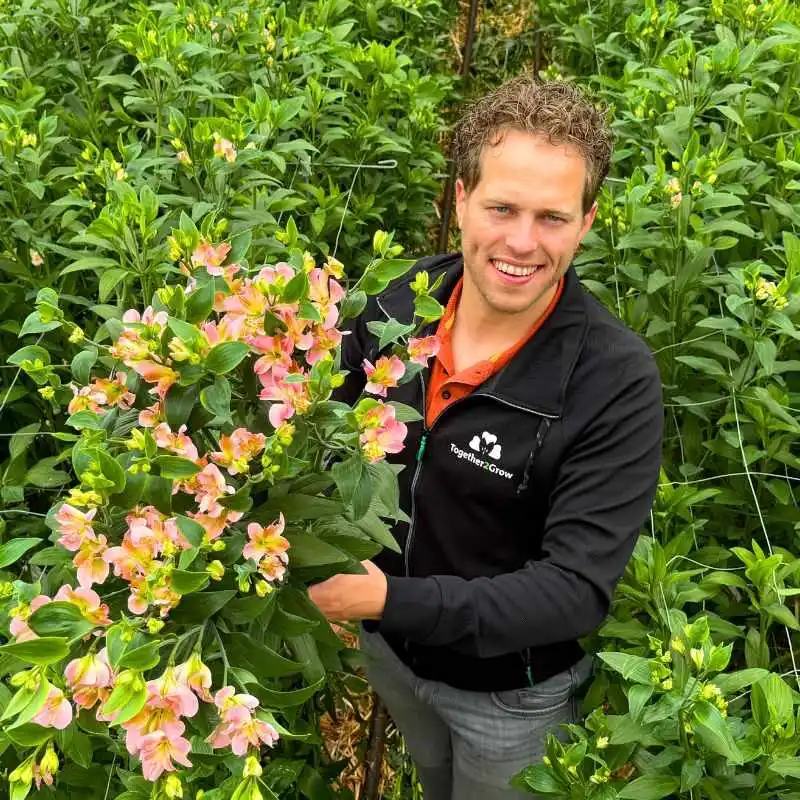 Robin van der Knaap from Together2Grow with Charmelia